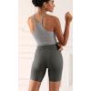 imageODODOS ODCLOUD 2Pack Lounge Yoga Shorts for Women 4quot  6quot  8quot 10quot High Waist Buttery Soft Biker ShortsBlackcharcoal