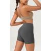 imageODODOS ODCLOUD 2Pack Lounge Yoga Shorts for Women 4quot  6quot  8quot 10quot High Waist Buttery Soft Biker ShortsBlackcharcoal