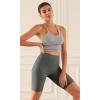 imageODODOS ODCLOUD 2Pack Lounge Yoga Shorts for Women 4quot  6quot  8quot 10quot High Waist Buttery Soft Biker ShortsBlackcharcoal