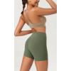 imageODODOS ODCLOUD 2Pack Lounge Yoga Shorts for Women 4quot  6quot  8quot 10quot High Waist Buttery Soft Biker ShortsBlackdark Olive