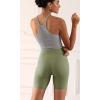 imageODODOS ODCLOUD 2Pack Lounge Yoga Shorts for Women 4quot  6quot  8quot 10quot High Waist Buttery Soft Biker ShortsBlackdark Olive