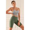 imageODODOS ODCLOUD 2Pack Lounge Yoga Shorts for Women 4quot  6quot  8quot 10quot High Waist Buttery Soft Biker ShortsBlackdark Olive