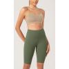 imageODODOS ODCLOUD 2Pack Lounge Yoga Shorts for Women 4quot  6quot  8quot 10quot High Waist Buttery Soft Biker ShortsBlackdark Olive