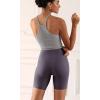 imageODODOS ODCLOUD 2Pack Lounge Yoga Shorts for Women 4quot  6quot  8quot 10quot High Waist Buttery Soft Biker ShortsBlackdark Purple