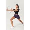 imageODODOS ODCLOUD 2Pack Lounge Yoga Shorts for Women 4quot  6quot  8quot 10quot High Waist Buttery Soft Biker ShortsBlackdark Purple