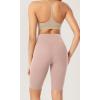 imageODODOS ODCLOUD 2Pack Lounge Yoga Shorts for Women 4quot  6quot  8quot 10quot High Waist Buttery Soft Biker ShortsBlackdusty Pink