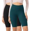 imageODODOS ODCLOUD 2Pack Lounge Yoga Shorts for Women 4quot  6quot  8quot 10quot High Waist Buttery Soft Biker ShortsBlackforest Teal