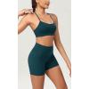 imageODODOS ODCLOUD 2Pack Lounge Yoga Shorts for Women 4quot  6quot  8quot 10quot High Waist Buttery Soft Biker ShortsBlackforest Teal