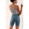 imageODODOS ODCLOUD 2Pack Lounge Yoga Shorts for Women 4quot  6quot  8quot 10quot High Waist Buttery Soft Biker ShortsBlackink Blue