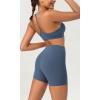 imageODODOS ODCLOUD 2Pack Lounge Yoga Shorts for Women 4quot  6quot  8quot 10quot High Waist Buttery Soft Biker ShortsBlackink Blue