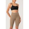 imageODODOS ODCLOUD 2Pack Lounge Yoga Shorts for Women 4quot  6quot  8quot 10quot High Waist Buttery Soft Biker ShortsBlacklight Brown