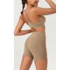 imageODODOS ODCLOUD 2Pack Lounge Yoga Shorts for Women 4quot  6quot  8quot 10quot High Waist Buttery Soft Biker ShortsBlacklight Brown