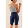 imageODODOS ODCLOUD 2Pack Lounge Yoga Shorts for Women 4quot  6quot  8quot 10quot High Waist Buttery Soft Biker ShortsBlacknavy