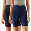 imageODODOS ODCLOUD 2Pack Lounge Yoga Shorts for Women 4quot  6quot  8quot 10quot High Waist Buttery Soft Biker ShortsBlacknavy