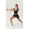 imageODODOS ODCLOUD 2Pack Lounge Yoga Shorts for Women 4quot  6quot  8quot 10quot High Waist Buttery Soft Biker ShortsBlackonyx Black Grey