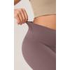 imageODODOS ODCLOUD 2Pack Lounge Yoga Shorts for Women 4quot  6quot  8quot 10quot High Waist Buttery Soft Biker ShortsBlackpurple Taupe