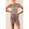 imageODODOS ODCLOUD 2Pack Lounge Yoga Shorts for Women 4quot  6quot  8quot 10quot High Waist Buttery Soft Biker ShortsBlackpurple Taupe