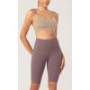 imageODODOS ODCLOUD 2Pack Lounge Yoga Shorts for Women 4quot  6quot  8quot 10quot High Waist Buttery Soft Biker ShortsBlackpurple Taupe