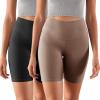 imageODODOS ODCLOUD 2Pack Lounge Yoga Shorts for Women 4quot  6quot  8quot 10quot High Waist Buttery Soft Biker ShortsBlackpurple Taupe