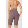 imageODODOS ODCLOUD 2Pack Lounge Yoga Shorts for Women 4quot  6quot  8quot 10quot High Waist Buttery Soft Biker ShortsBlackpurple Taupe