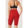 imageODODOS ODCLOUD 2Pack Lounge Yoga Shorts for Women 4quot  6quot  8quot 10quot High Waist Buttery Soft Biker ShortsBlackred