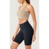 imageODODOS ODLEX 2Pack High Waist Workout Shorts for Women Tummy Control Workout Gym Athletic Biker Shorts6quot  8quot InseamBlackdeep Navy