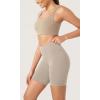 imageODODOS ODLEX 2Pack High Waist Workout Shorts for Women Tummy Control Workout Gym Athletic Biker Shorts6quot  8quot InseamBlacktaupe