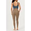 imageODODOS 2 Pack Buttery Soft Cross Waist Leggings for Women ODCLOUD 25quot  28quot Crossover Lounge Yoga PantsBlacklight Brown
