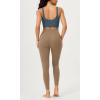 imageODODOS 2 Pack Buttery Soft Cross Waist Leggings for Women ODCLOUD 25quot  28quot Crossover Lounge Yoga PantsBlacklight Brown