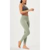 imageODODOS 2 Pack Buttery Soft Cross Waist Leggings for Women ODCLOUD 25quot  28quot Crossover Lounge Yoga PantsBlacklime Stone