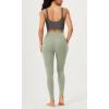 imageODODOS 2 Pack Buttery Soft Cross Waist Leggings for Women ODCLOUD 25quot  28quot Crossover Lounge Yoga PantsBlacklime Stone
