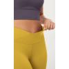imageODODOS 2 Pack Buttery Soft Cross Waist Leggings for Women ODCLOUD 25quot  28quot Crossover Lounge Yoga PantsBlackmango Mint