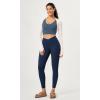 imageODODOS 2 Pack Buttery Soft Cross Waist Leggings for Women ODCLOUD 25quot  28quot Crossover Lounge Yoga PantsBlacknavy