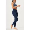 imageODODOS 2 Pack Buttery Soft Cross Waist Leggings for Women ODCLOUD 25quot  28quot Crossover Lounge Yoga PantsBlacknavy