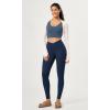 imageODODOS 2 Pack Buttery Soft Cross Waist Leggings for Women ODCLOUD 25quot  28quot Crossover Lounge Yoga PantsBlacknavy