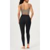 imageODODOS 2 Pack Buttery Soft Cross Waist Leggings for Women ODCLOUD 25quot  28quot Crossover Lounge Yoga PantsBlackonyx Black Grey