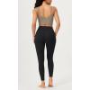 imageODODOS 2 Pack Buttery Soft Cross Waist Leggings for Women ODCLOUD 25quot  28quot Crossover Lounge Yoga PantsBlackonyx Black Grey
