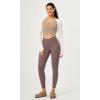 imageODODOS 2 Pack Buttery Soft Cross Waist Leggings for Women ODCLOUD 25quot  28quot Crossover Lounge Yoga PantsBlackpurple Taupe