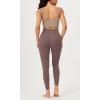imageODODOS 2 Pack Buttery Soft Cross Waist Leggings for Women ODCLOUD 25quot  28quot Crossover Lounge Yoga PantsBlackpurple Taupe