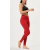 imageODODOS 2 Pack Buttery Soft Cross Waist Leggings for Women ODCLOUD 25quot  28quot Crossover Lounge Yoga PantsBlackred