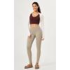 imageODODOS 2 Pack Buttery Soft Cross Waist Leggings for Women ODCLOUD 25quot  28quot Crossover Lounge Yoga PantsBlackshaker Beige