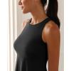 imageODODOS Casual Flare Tank Dress for Women Summer Sleeveless Sundress Mini Skater DressBlack