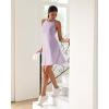 imageODODOS Casual Flare Tank Dress for Women Summer Sleeveless Sundress Mini Skater DressLilac