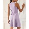 imageODODOS Casual Flare Tank Dress for Women Summer Sleeveless Sundress Mini Skater DressLilac