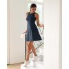imageODODOS Casual Flare Tank Dress for Women Summer Sleeveless Sundress Mini Skater DressMidnight