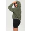 imageODODOS Modal Soft Long Sleeve Cropped Hoodie for Women Oversized Pullover Sweatshirts with PocketDark Sage