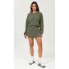 imageODODOS Modal Soft Long Sleeve Cropped Hoodie for Women Oversized Pullover Sweatshirts with PocketDark Sage