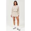imageODODOS Modal Soft Long Sleeve Cropped Hoodie for Women Oversized Pullover Sweatshirts with PocketIvory