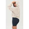 imageODODOS Modal Soft Long Sleeve Cropped Hoodie for Women Oversized Pullover Sweatshirts with PocketIvory