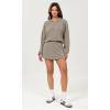 imageODODOS Modal Soft Long Sleeve Cropped Hoodie for Women Oversized Pullover Sweatshirts with PocketKhaki